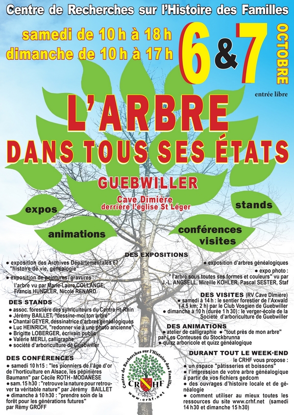 AFFICHE ARBRE DANS TOUS SES ÉTATS 2018